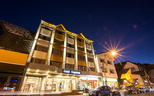 Fachada hotel copahue Bariloche